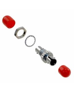 ST Simplex FO Adapter, Multimode 50-125, Polymer Sleeve, COMMSCOPE