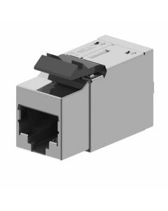 RJ45 жак инсърт категория 5e, екраниран, без капаче, черен, COMMSCOPE