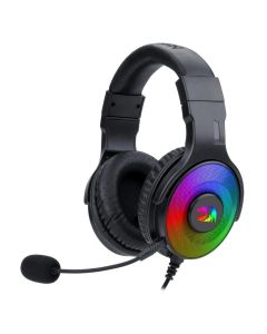 USB RGB LED геймърски слушалки с микрофон Redragon Pandora H350RGB-BK