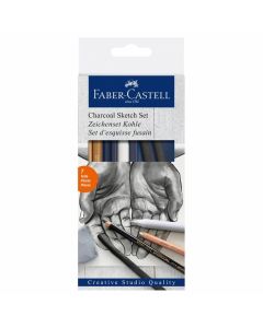Faber-Castell Въглени Creative Studio, комплект, 7 части