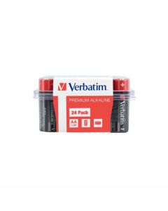 Алкална батерия Verbatim, AA, 1.5 V, 24 броя