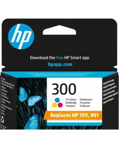 HP 300 - Оригинална, Трицветна, Максимален капацитет до 165 страници