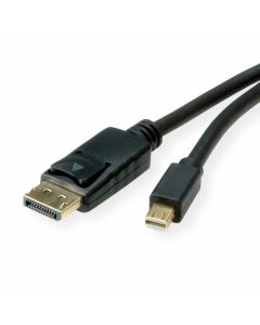 ROLINE 11.04.5814 :: Mini DisplayPort v1.4 кабел, DisplayPort Mini - DisplayPort, M-M, 8K, 60Hz, 1.0 м