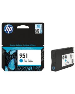 HP 951 original Ink cartridge CN050AE BGX cyan standard capacity 700 pages 1-pack Officejet