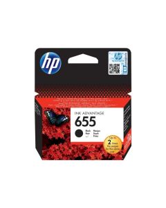 HP 655 original Ink cartridge CZ109AE BHK black standard capacity 550 pages 1-pack