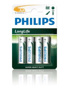 PHILIPS battery longlife AA  4TK-PK