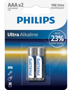 PHILIPS battery ultra alkaline AAA  2TK-PK