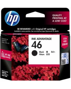 HP 46 original Ink cartridge Advantage Cartridge CZ637AE BFW Black