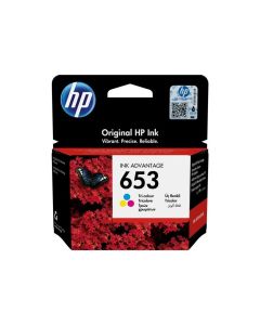 HP 653 Tri-color Original Ink Advantage Cartridge