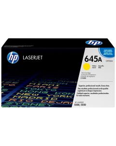 HP 645A оригинален, за HP Color LaserJet 5500/5550 series, 12000 копия, жълт