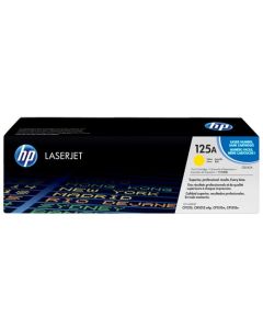 HP 125A Colour LaserJet original toner cartridge yellow standard capacity 1.400