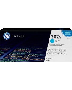 HP Colour LaserJet CE741A original toner cartridge cyan standard capacity 7.300