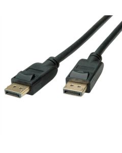 DisplayPort кабел, v1.4, DP-DP, M-M, черен цвят, 1.5 м