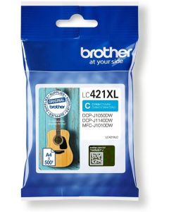 BROTHER 500-page high capacity Cyan ink cartridge for DCP-J1050DW MFC-J1010DW and DCP-J1140DW