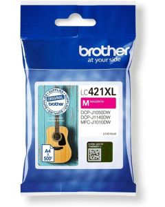 BROTHER 500-page high capacity Magenta ink cartridge for DCP-J1050DW MFC-J1010DW and DCP-J1140DW