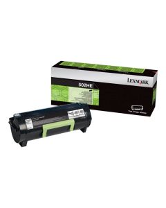 LEXMARK 502HE toner cartridge black standard capacity 5.000 pages 1-pack corporate
