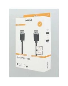 Кабел HAMA 200697, DisplayPort 1.2 мъжко - DisplayPort 1.2 мъжко,