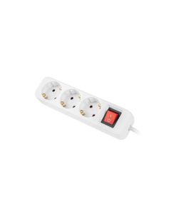 Lanberg power strip 1.5m, 3 sockets, french with circuit breaker quality-grade copper