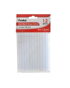 Foska Пръчки за пистолет с топъл силикон, 10 cm, Ø 11.2 mm, 12 броя