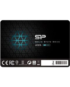 Silicon Power Ace - A55 2TB SSD SATAIII (3D NAND) 3D NAND, SLC Cache, 7mm 2.5'' Blue - Max 560-530 MB-s - Full Capacity