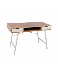 Работно RFG Работно Shape A, 120 х 48 х 76 cm, меламин дъб, бял метал