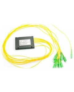 Оптичен PLC сплитер 1х8 с SC-APC конектори, ABS Box, Conneu