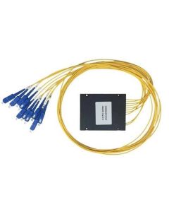 Оптичен PLC сплитер 1x16 с SC-UPC конектори, ABS Box, Conneu