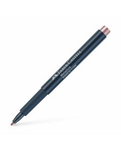 Faber-Castell Маркер, объл, 1.5 mm, металик, цвят розова целувка