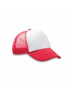 More Than Gifts Бейзболна шапка Trucker Cap, 5-панелна, полиестер, червена