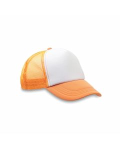 More Than Gifts Бейзболна шапка Trucker Cap, 5-панелна, полиестер, неоновооранжева