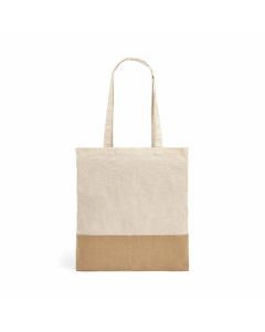 Hi!dea Чанта Mercat, памучна, 37.5 х 41.5, cm, натурален цвят