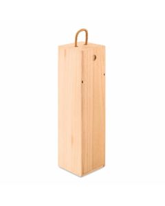 Кутия за вино Vinbox, дървена, с дръжка, 9.5 х 9.5 х 34.5 cm