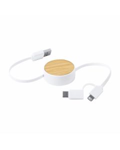 Grets Еко кабел 3 в 1 USB, Lightning, micro USB и USB type C