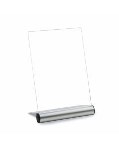 Информационна поставка Platinum, акрил и алуминий, A4