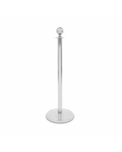 Ограничително колче Royal, хром, широчина 320 mm, височина 970 mm