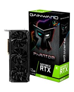 Gainward GeForce RTX 3080 Ti Phantom, 12 GB GDDR6X, 384 bit, PCI-Express Gen4 x16, 3x DP, 1x HDMI, 8 pin pwr connector, NED308T019KB-1020M