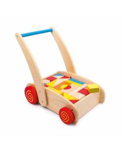Small Foot Конструктор с количка, дървен, 37 х 28 х 39 cm, 33 части