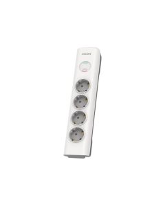 PHILIPS Surge protector 4 outlets 600J of surge protection 3680W 16A