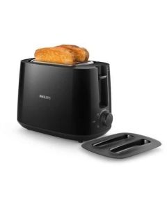 PHILIPS Daily Collection Toaster 8 settings Integrated bun warming rack Compact design