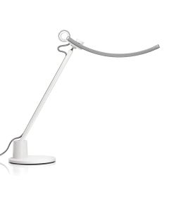 BenQ (CW+WW) Table WiT Genie e-Reading lamp Light Source Dual Color LED, Color Rendering Index -95, Center Illuminance 1600 lux (Height 45cm), Color Temperature 2700K ~ 5700K, Lighting Coverage (At 500 Lux) 90cm (width), Aluminum alloy, SILVER