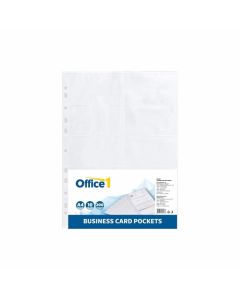 Office 1 Джоб за визитки, А4, 10 броя