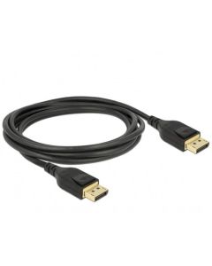 Кабел Delock 85660, DisplayPort мъжко - DisplayPort мъжко, 2.0м, 8K