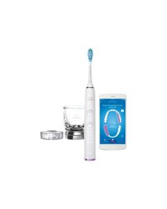 PHILIPS Electric toothbrush DiamondClean Smart presure sensor charging glass white