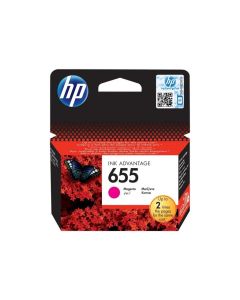 HP 655 original Ink cartridge CZ111AE BHK magenta standard capacity 600 pages