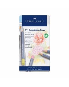 Faber-Castell Моливи Goldfaber Aqua, 12 пастелни цвята