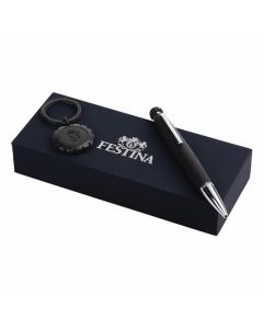 Festina Комплект ключодържател и химикалка Chronobike, черни