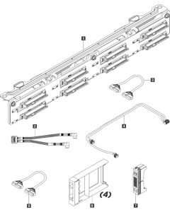 LENOVO ThinkSystem SR530-SR630 2.5inch SATA-SAS 8-Bay Backplane Kit