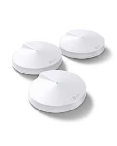 Безжичен рутер TP-Link Deco M5, AC1300, 2.4-5 GHz, 400 - 867 Mbps, Gigabit, (3-pack)