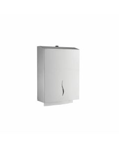 Dayco Диспенсър за кърпи за ръце с V-сгъвка, 27 х 12 х 21 cm, инокс