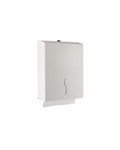 Dayco Диспенсър за кърпи за ръце с V-сгъвка, 27 х 12 х 21 cm, бял